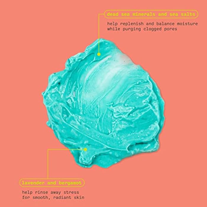 Freeman Anti-Stress Clay Mask, Dead Sea Mineral Face Mask, Lavender & Sea Salt Balance & Calm Skin, Unclog Pores, Facial Mask For All Skin Types, No Harsh Chemicals, 6 fl. oz./175 ml Tube, 1 Count - Image 3