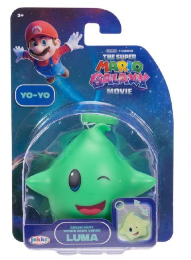 Jakks Super Mario Movie Luma Yo-Yo Toy, Assorted Collectible Character Design - Image 5