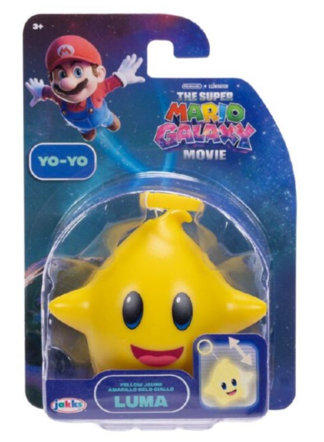 Jakks Super Mario Movie Luma Yo-Yo Toy, Assorted Collectible Character Design - Image 4