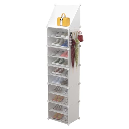 Bigkart Detachable Shoe Rack for Home| Easy to Assemble, Space Saving, Stackable Cubes Design Shoe Cabinet - Image 1