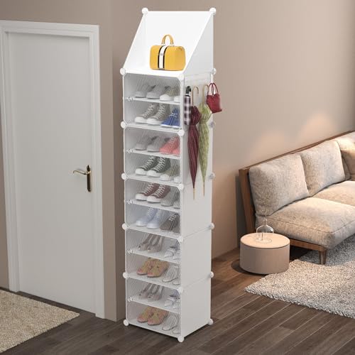 Bigkart Detachable Shoe Rack for Home| Easy to Assemble, Space Saving, Stackable Cubes Design Shoe Cabinet - Image 2