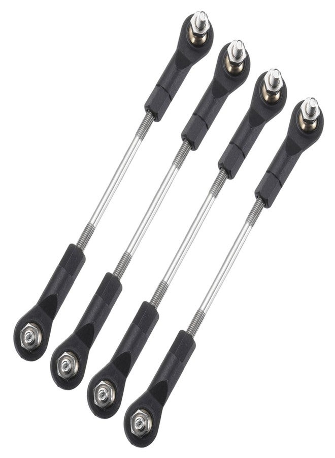 MECCANIXITY 4Pcs Adjustable Turnbuckles Camber Link, 69-79mm Turnbuckle Rod Steering Servo Linkage with M3 Ball Head Rod Ends for RC Car Replace Parts - Image 1