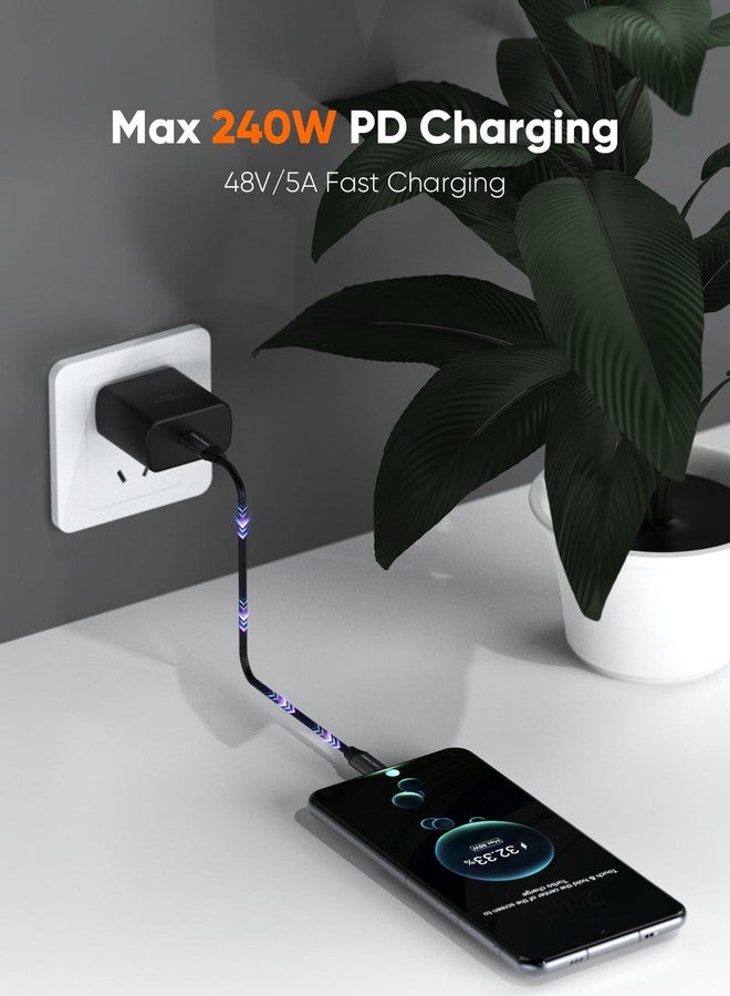 CableCreation Short USB4 Cable 0.5FT, 40Gbps, 240W, 8K@60Hz, Compatible with Thunderbolt 3, Thunderbolt 4 and USB-C, 2Pack - Image 4