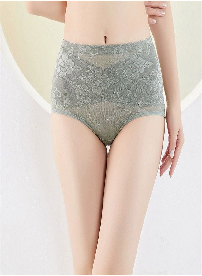 Loquat High Waist Breathable Shaping Pants Grey 