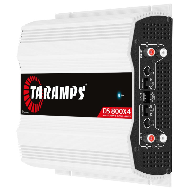 Taramp's Taramps DS 800x4 2 Ohms 800 Watts RMS, 4-Channel 200x4 Watts RMS, Class D, Full Range, Crossover High/Low Pass Fixed, Bridgedable, Car Audio Amplifier - Image 3