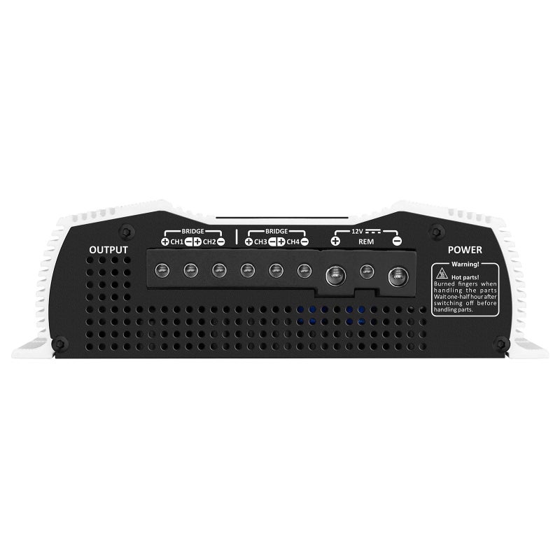 Taramp's Taramps DS 800x4 2 Ohms 800 Watts RMS, 4-Channel 200x4 Watts RMS, Class D, Full Range, Crossover High/Low Pass Fixed, Bridgedable, Car Audio Amplifier - Image 4