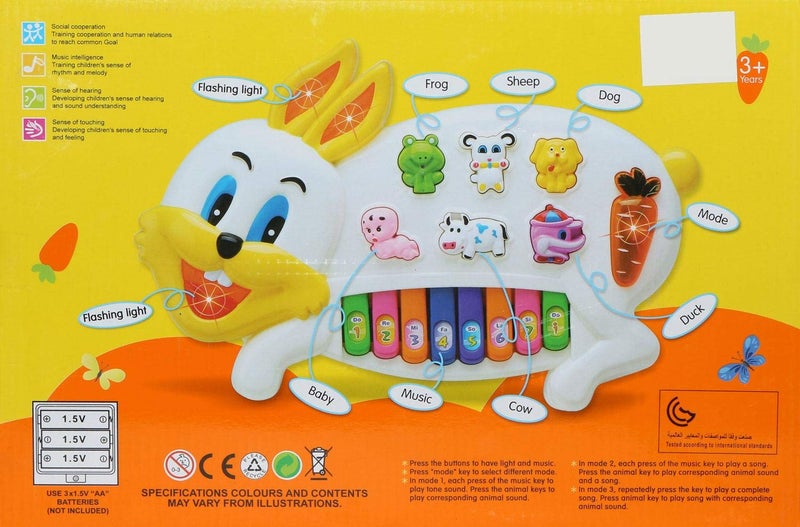 Chuangfa Toys Rabbit Music Piano For Unisex - Image 2