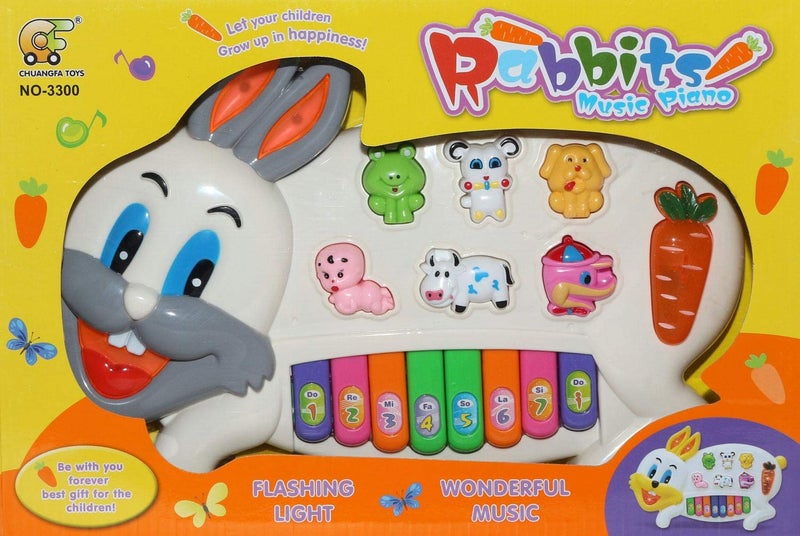 Chuangfa Toys Rabbit Music Piano For Unisex - Image 1
