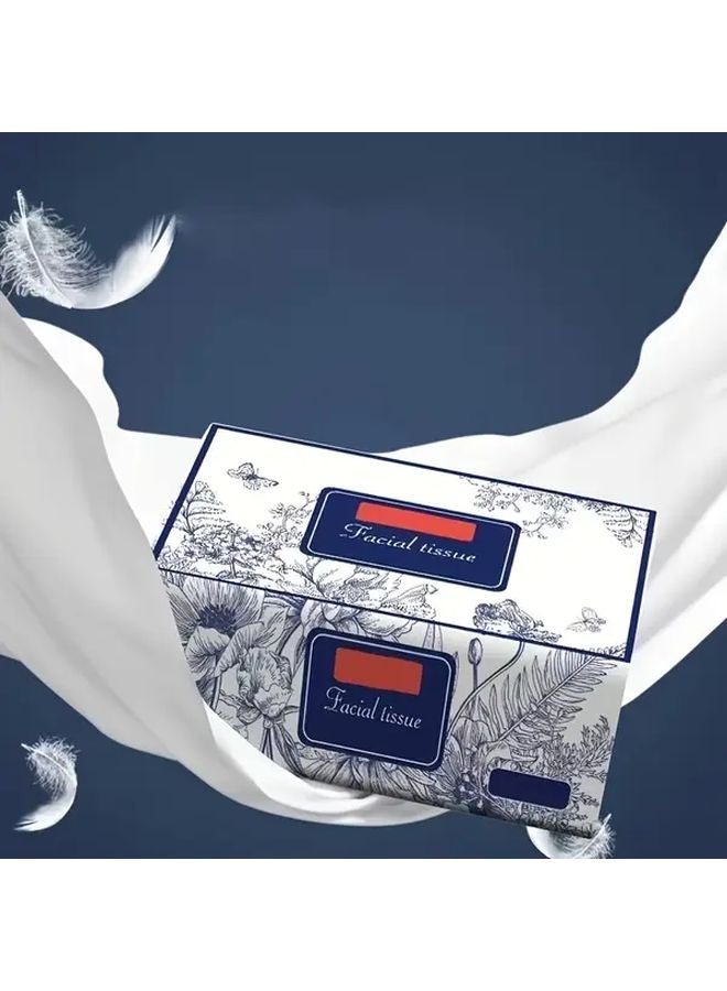 Ultra Soft 4 Ply Facial Tissues 1 Bag Dye Free Paper Towels 250 Sheets - Image 1