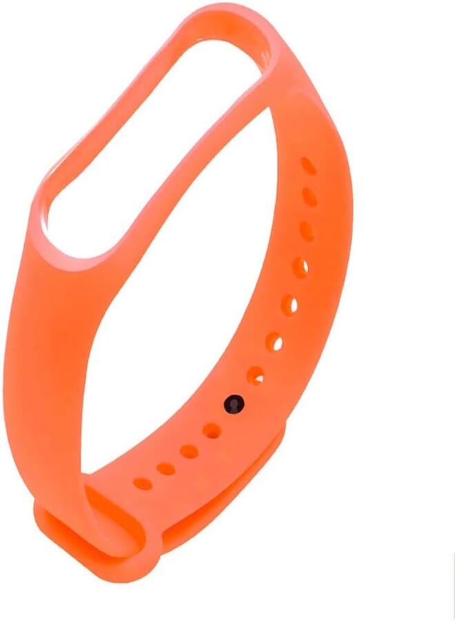 BIBENE For Xiaomi Mi Band 4 / Mi Band 3 - Premium Silicone Fitness Tracker Wrist Strap Band Bracelet - Orange