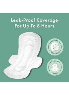 رائيل Rael Feminine Care، أساسيات الدورة الشهرية للنساء - فوط قطنية عضوية عادية ومناديل ليلية للنساء، بطانات يومية عادية ومناديل نسائية  - Image 3