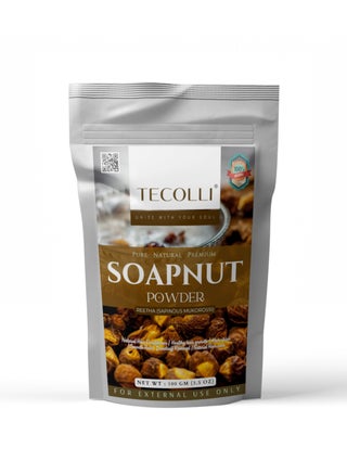Tecolli® Soapnut(Reetha Powder)-For Silky, Smooth Hair, Dandruff Removal, Natural Hair care -100gm - pzsku/Z6452E8B5E029ECFA347BZ/45/_/1731216189/d0dacd98-3ed2-42a0-b3d6-e16696901a5d