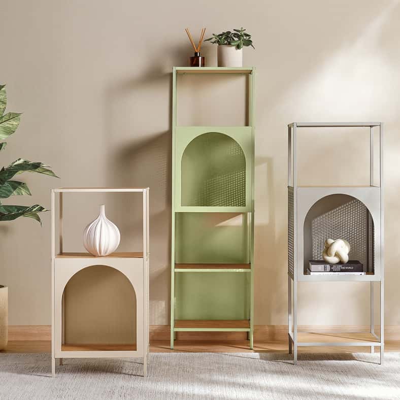 Pan Home وحدة رفوف تيكا - بيج - Image 4