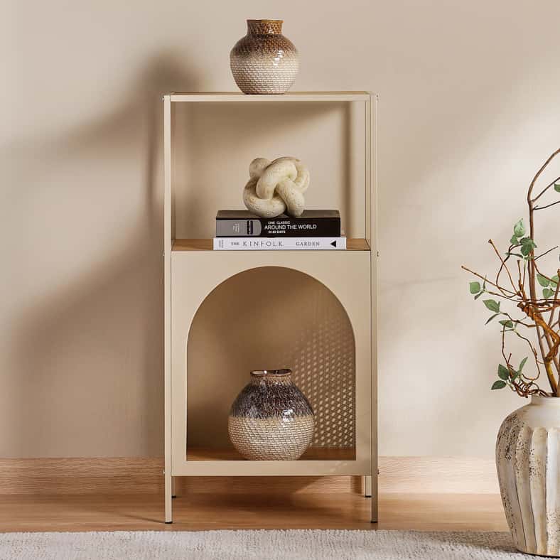 Pan Home وحدة رفوف تيكا - بيج - Image 2