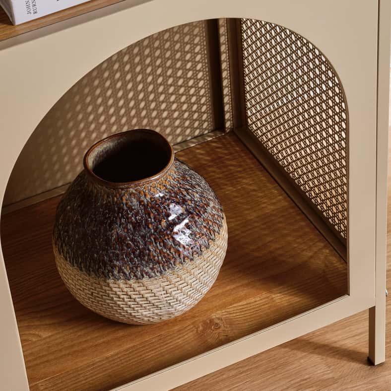 Pan Home وحدة رفوف تيكا - بيج - Image 3