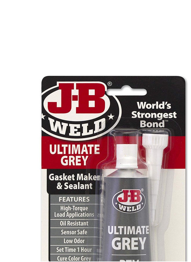 J-B WELD مادة لاصقة مانعة للتسرب من JB WELD 32327، 90 مل، أنبوب، رمادي G4595985 