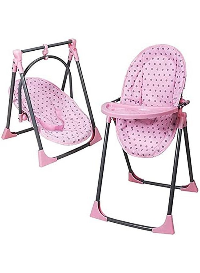 ليسي مجموعة لعب بيبي دول 6 في 1 للكرسي المرتفع القابل للتحويل - Image 3