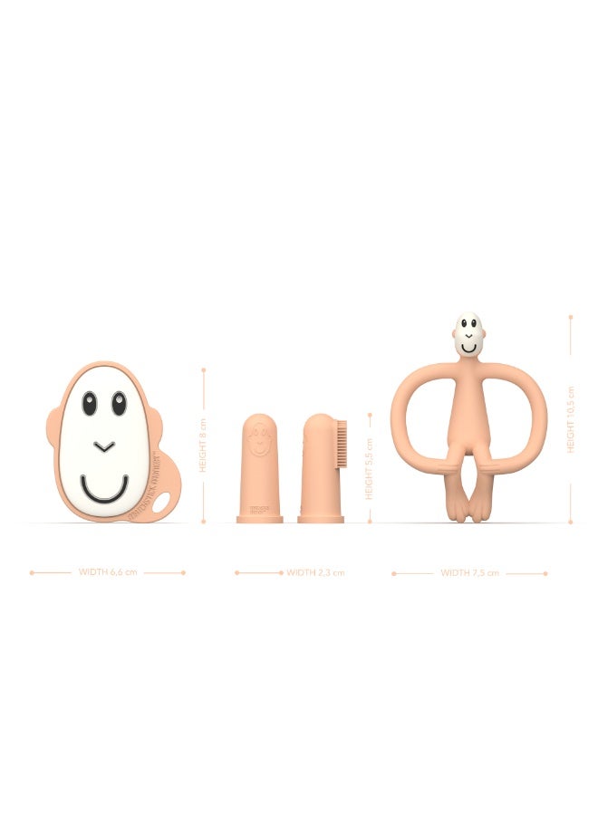 MATCHSTICK MONKEY Teether Set Peach - Image 5