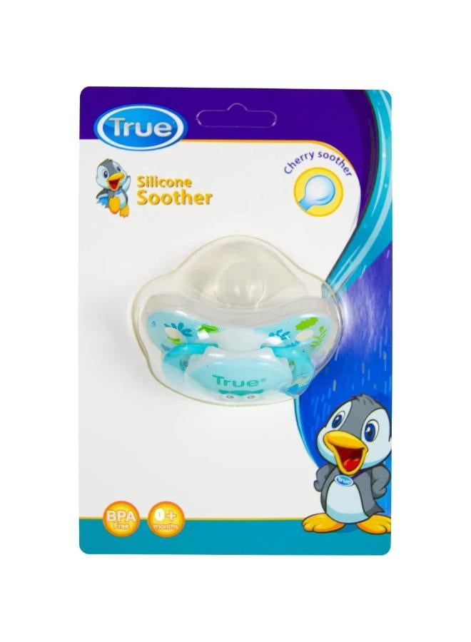 True Silicone Soother 0-6m – Blue - Image 1