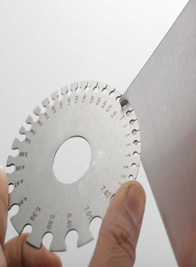 Kristeel Precision Stainless Steel Measuring Wire Gauge Round (Silver) - Image 2