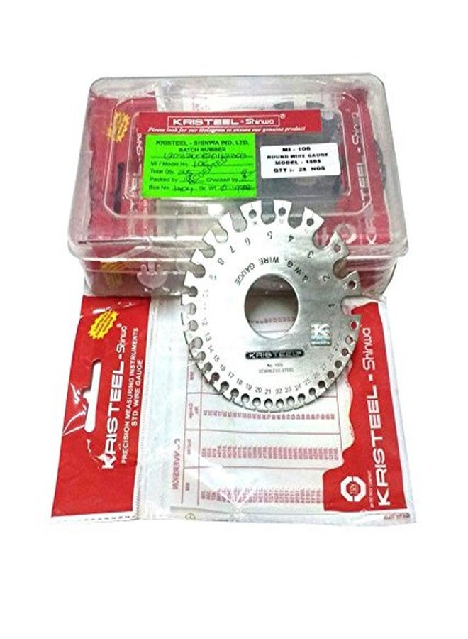 Kristeel Precision Stainless Steel Measuring Wire Gauge Round (Silver) - Image 4