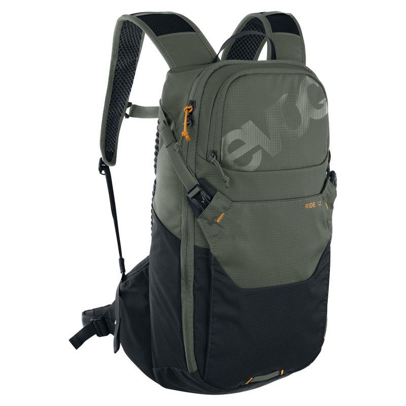 EVOC Unisex Ride 8 Luggage CarryOn Luggage pack of 1 Dark Olive Black One Size Backpack - Image 2