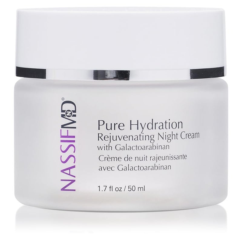 NassifMD Pure Hydration Rejuvenating Night Cream with Vitamin C to support Natural Collagen and provide Antioxidants | Anti Aging CreamÂ  (1.7oz) - Image 1