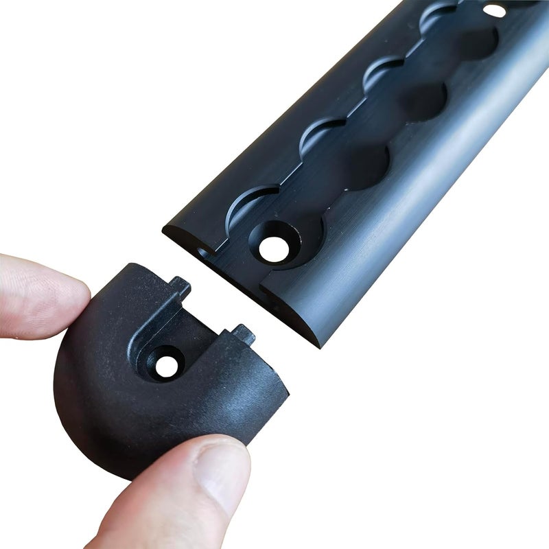 FishYuan 2 Pack 1ft Black L Track Tie Down System - Image 4