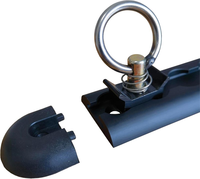 FishYuan 2 Pack 1ft Black L Track Tie Down System - Image 3