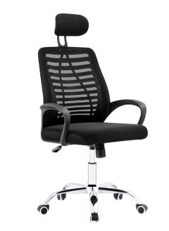 RENOVO Ergonomic Office Chair with Lumbar Support, Headrest, Comfortable Armrests, Height Adjustable, Swivel Rolling for Executive, Conference & Study Room  - Image 1