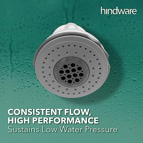Hindware ABS 97 mm 5 Flow Water Saving Overhead Shower | 5 Mood Modes | Wall Mounted | Chrome Finish & Nickel Plating | Spray Nozzles | Sustains High Water Pressure - Image 5
