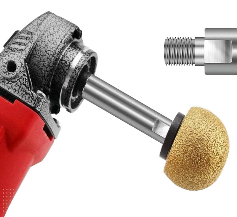 DIY Crafts DIY Crafts M14 Stainless Steel Alloy Material Rotary Extension Shaft Rod Threaded for Rotary PolisherCar PolisherPolishing Backing Plate Sucker Angle Grinder Polisher 5X 4 inch Extension Rod  - Image 1