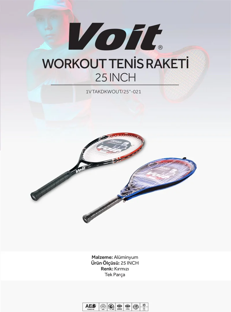 Voit Workout Tennis Racket 25 Inch Red