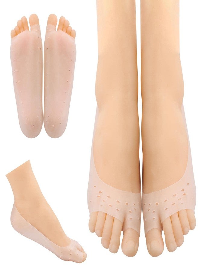 Tbestmax جوارب سيليكون جل Tbestmax 12 قطعة لقدمين جافتين ومتشققتين للنساء - جوارب نهارية وليلية - W4-10 | M5-8 - Image 4