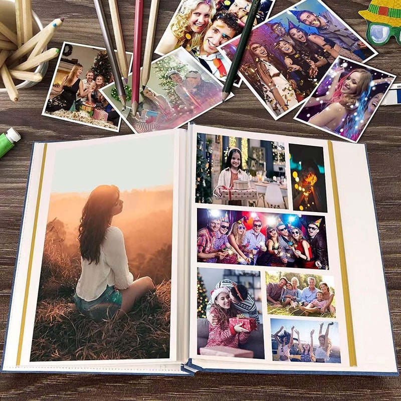 Let the Adventure Begin Large Adventure Book Photo Album Magnetic 13"x11.5"DIY,Handmade for Anniversary,Family Memories Accommodates 3x5 to 8x10Photos Inspired by 'Up',Perfect for Couples,Friend,Travel Memories(Movie Style) - Image 3