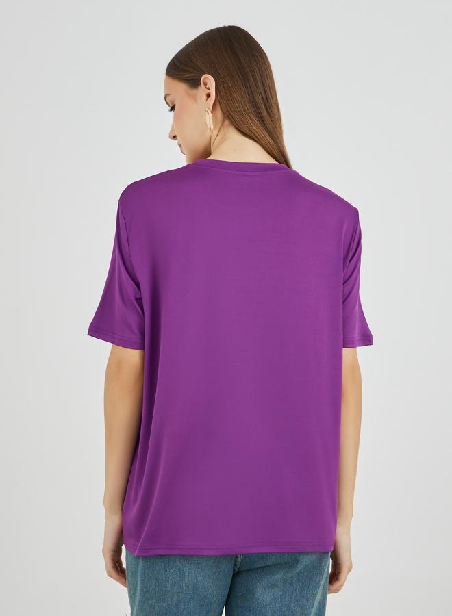 Take Two Graphic Printed Oversized T-Shirt - Image 4