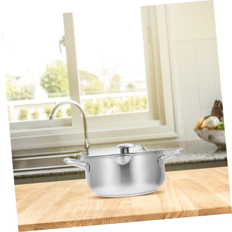 Stainless Steel Deep Fryer With Lid Temperature Control Nonstick Portable Efficient Heat Conduction - Image 4