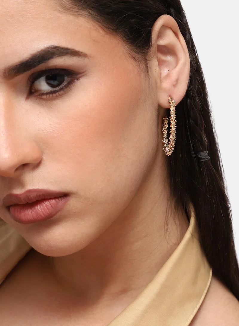 SOHI Party Artificial Hoop Earring Jewellery