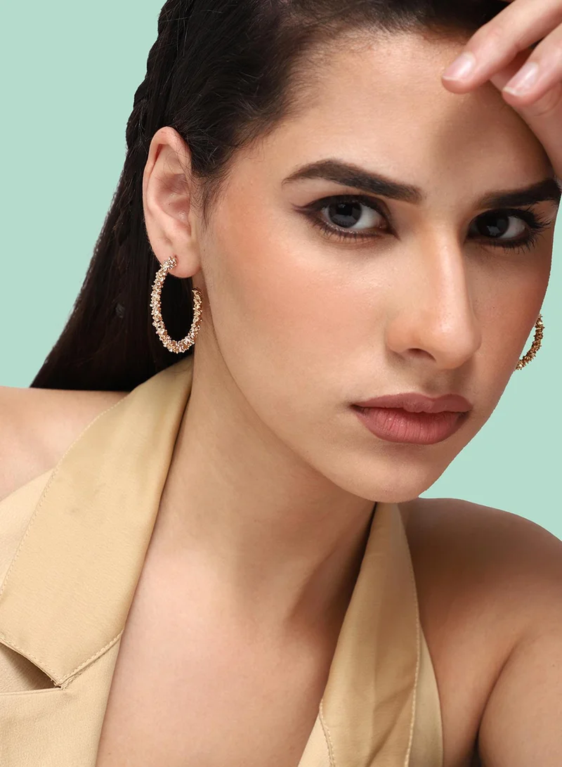 Sohi  Party Artificial Hoop Earring Jewellery for Women | Best Price UAE