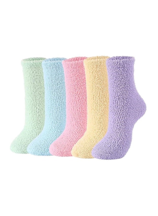 Halamodo Wool Socks for Women Warm Winter Socks Knit Crew Calf Hiking Boot Sock Stocking Stuffers Gifts - Image 1