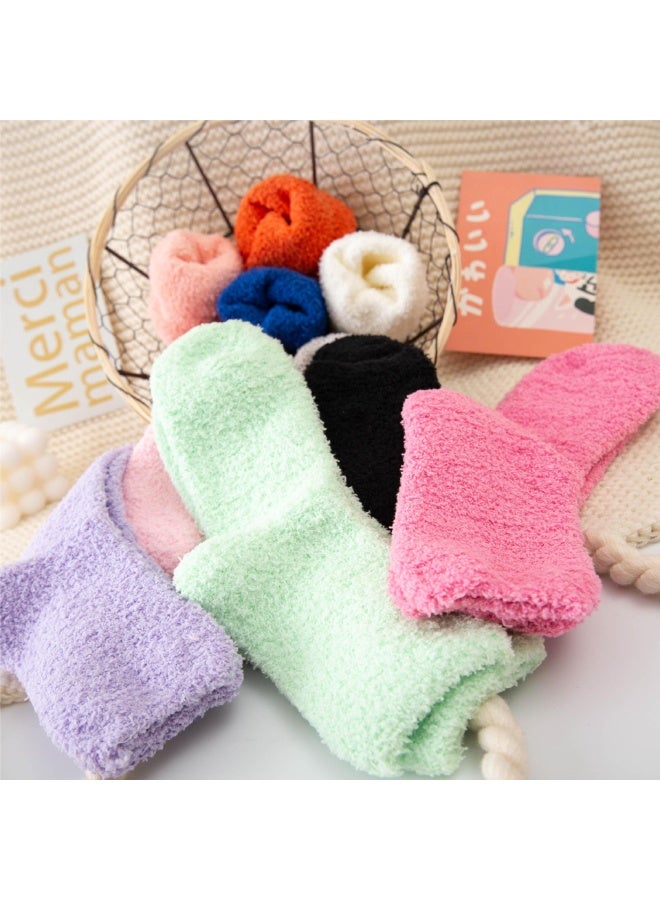 Halamodo Wool Socks for Women Warm Winter Socks Knit Crew Calf Hiking Boot Sock Stocking Stuffers Gifts - Image 4