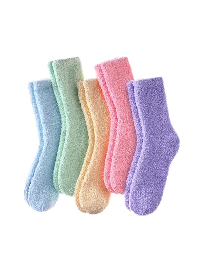 Halamodo Wool Socks for Women Warm Winter Socks Knit Crew Calf Hiking Boot Sock Stocking Stuffers Gifts - Image 2
