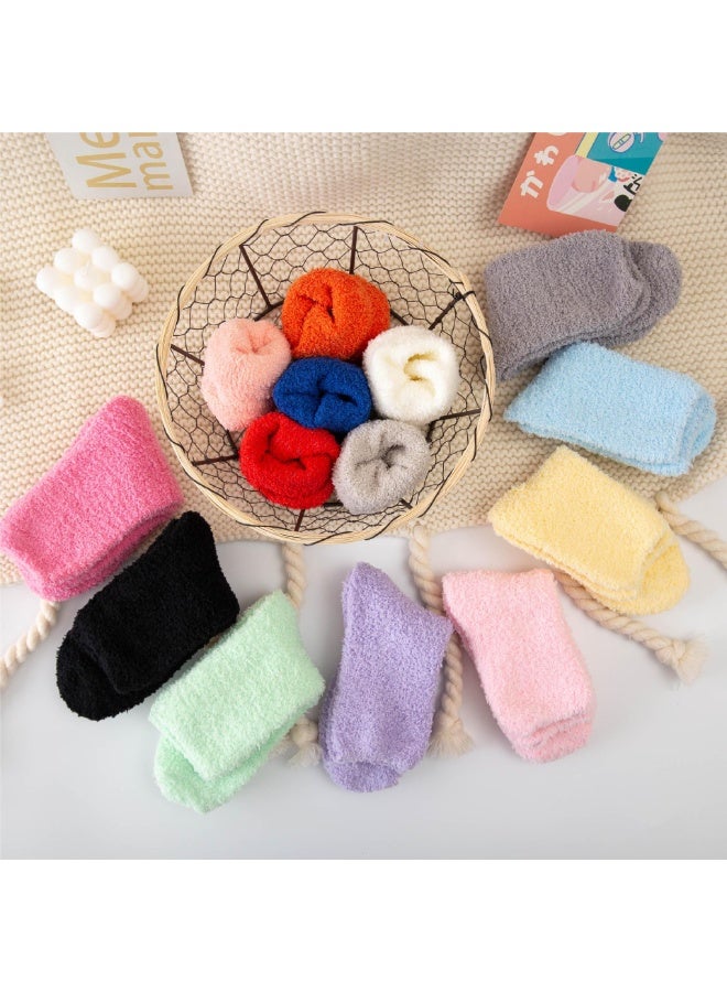 Halamodo Wool Socks for Women Warm Winter Socks Knit Crew Calf Hiking Boot Sock Stocking Stuffers Gifts - Image 3