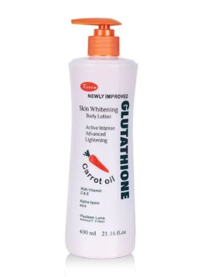 Glutathione & Vitamin C Intense Whitening Face & Body With Papaya & Carrot Lotion 600 ml