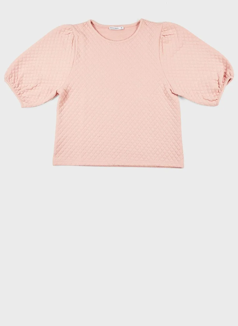 RINA Crew Neck Knitted Top