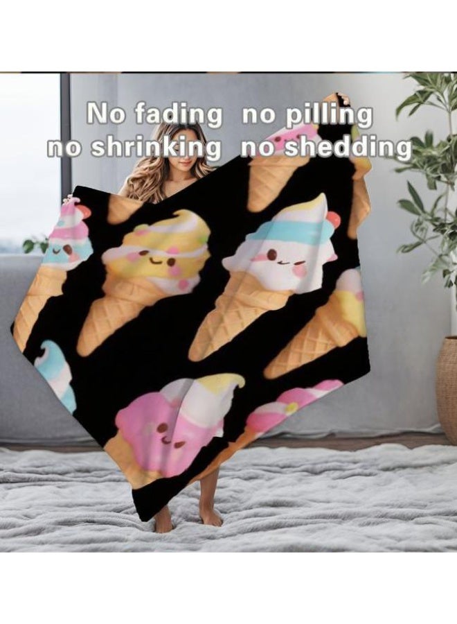 general Flannel thin blanket (warm and comfortable, suitable for sleep, gaming, dust removal and sandproof) 150cm*200cm - 1106 - Image 1