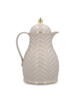 12 Hours Extended Heat Retention Elegant Marble Tea Thermos Beige 1 L 52449