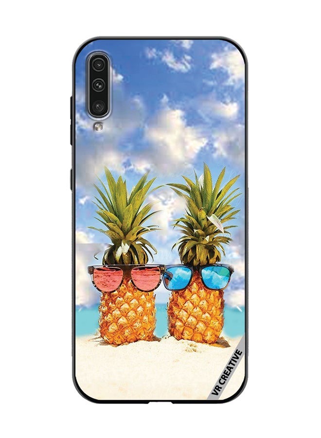 VR CREATIVE Protective Case Cover For Samsung Galaxy A70/A70s Pineapple Design Multicolour - Image 1