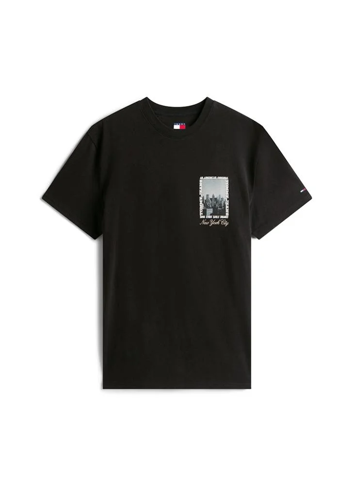 TOMMY JEANS Back Photo Print Jersey T-Shirt