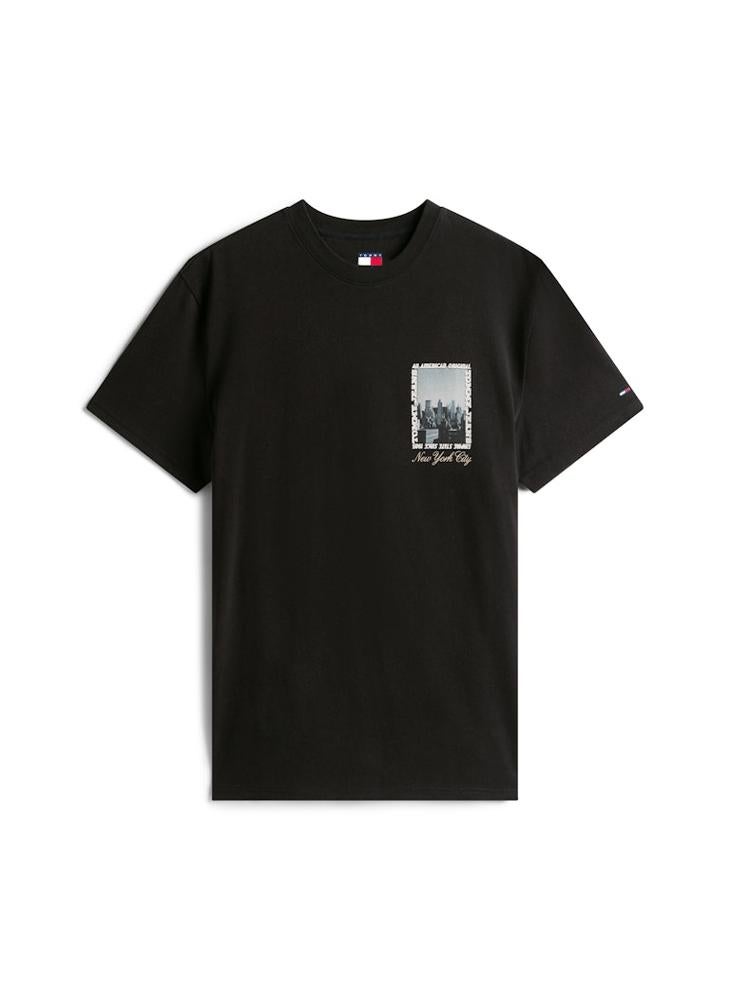 TOMMY JEANS Back Photo Print Jersey T-Shirt - Image 5